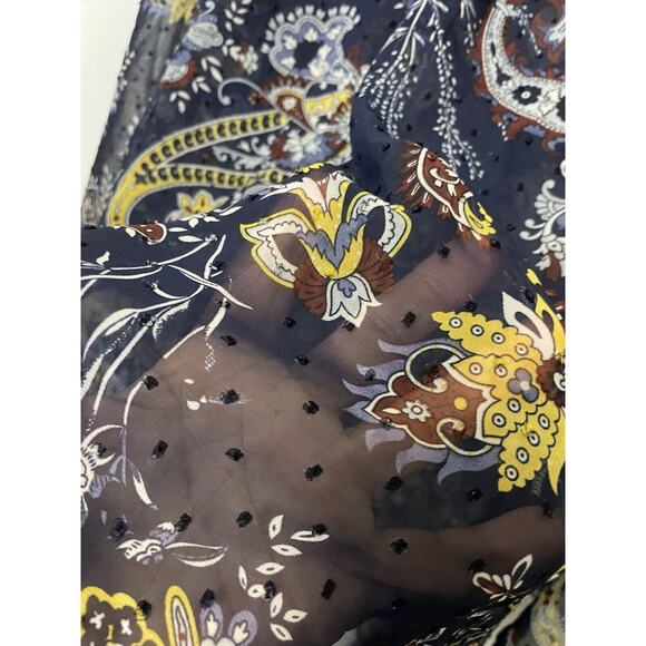 Style &Co Top Women’s Size 2X Boohoo Floral Paisley Boydell High-low Hem Blouse - Picture 9 of 11